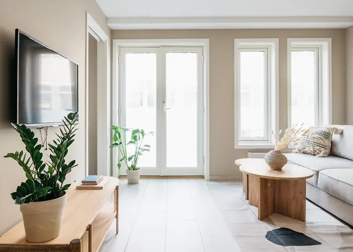 Apartament Urban - Scandinavian Comfort With French Balcony Bergen